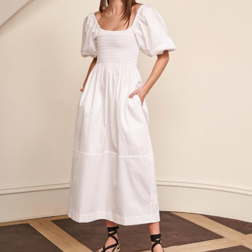 La Ligne White Maxi Dress